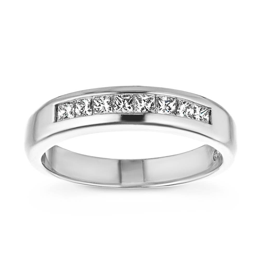 Melanie 2/5 ctw Princess Lab Grown Diamond Channel Set Wedding Band