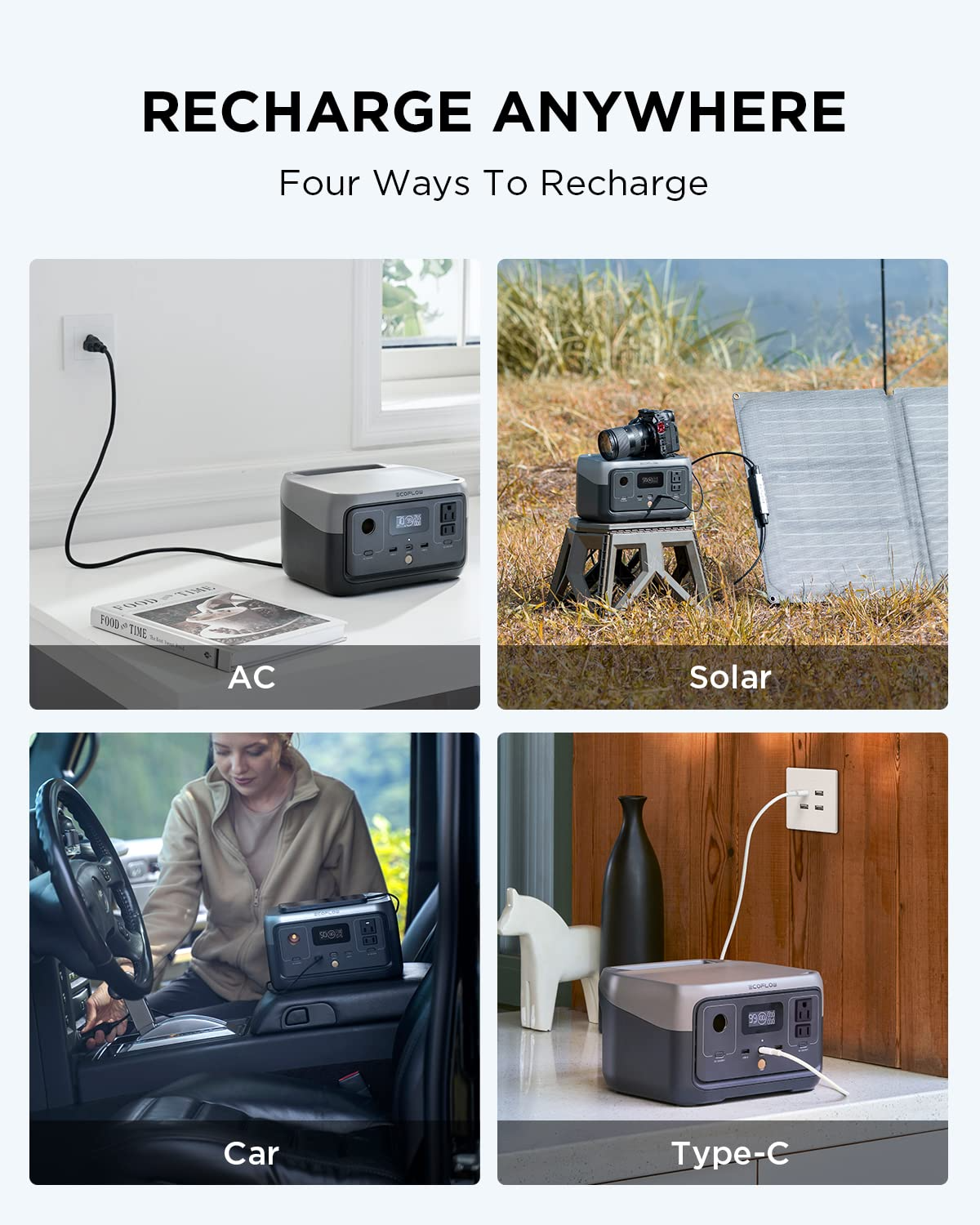 EF ECOFLOW Portable Power Station RIVER 2