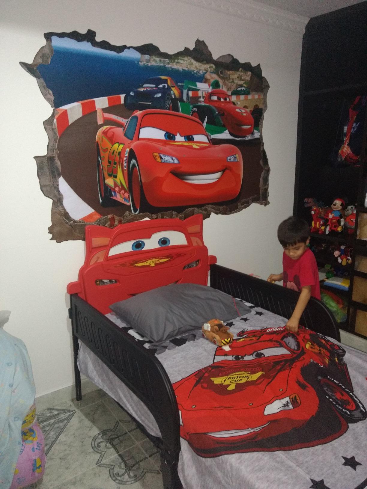 Marvel Spider-Man Plastic 3D-Footboard Twin Bed by Delta Children