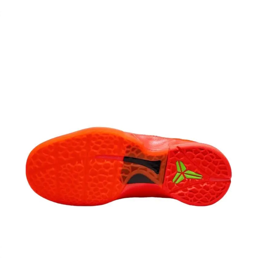 Nike Zoom Kobe 6 Protro Reverse Grinch Crimson Black Sneakers For Men