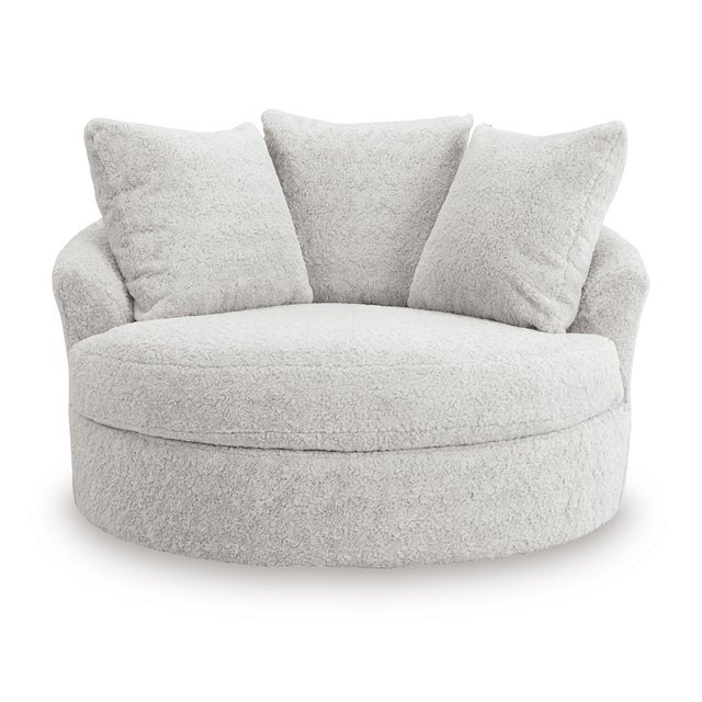 Snodoodle Oversized Swivel Accent Chair