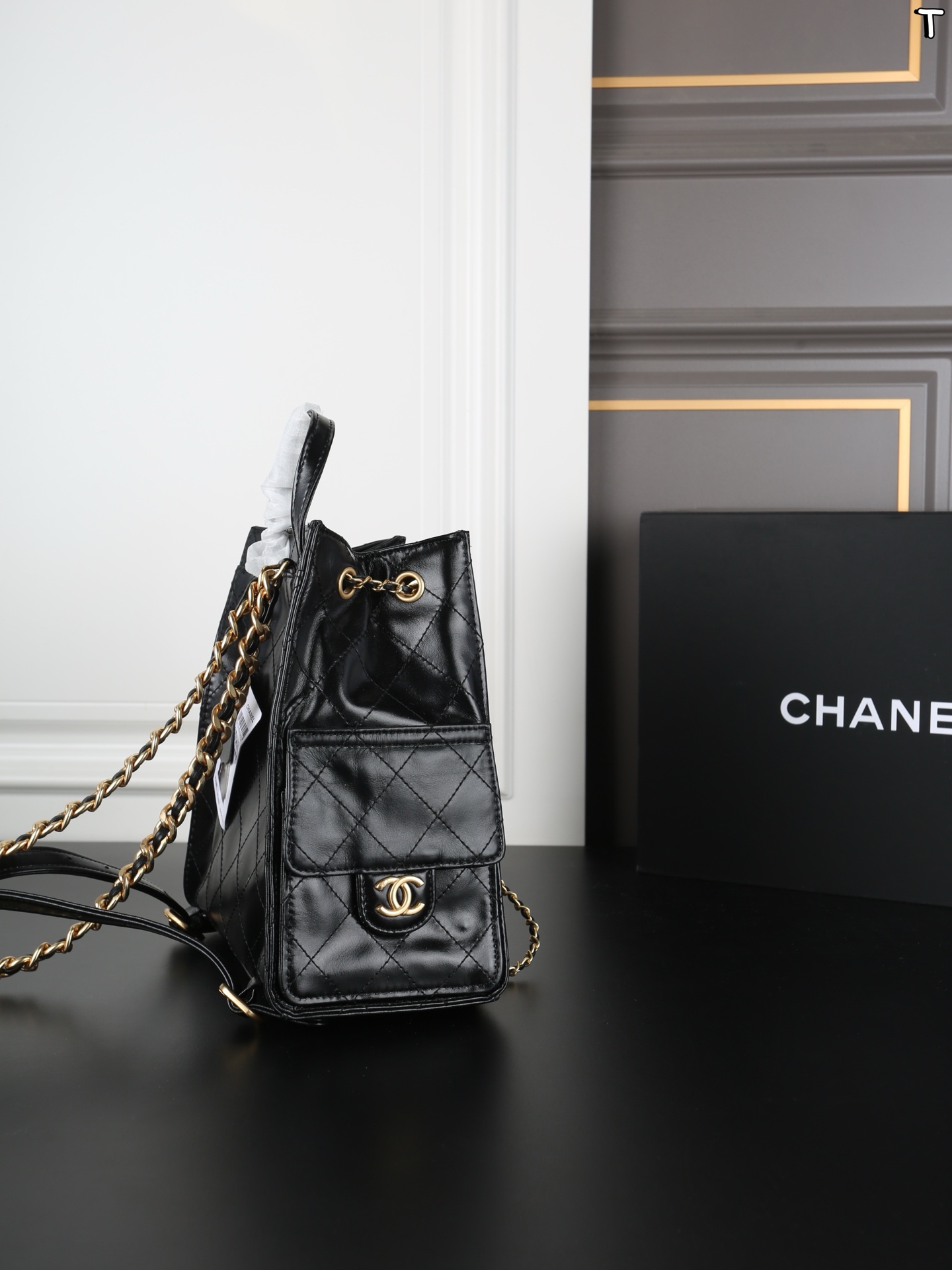 Chanel 25B Drawstring Backpack