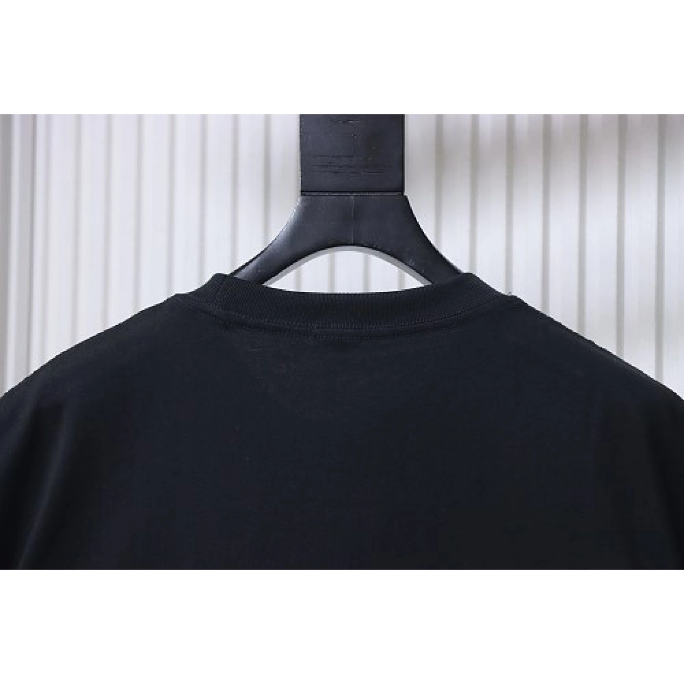 Loewe Misaligned Logo Embroidered T-Shirt Black