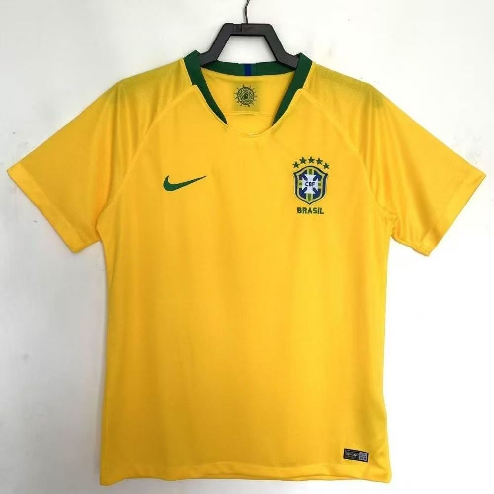 Brazil Home Retro Jersey 2018