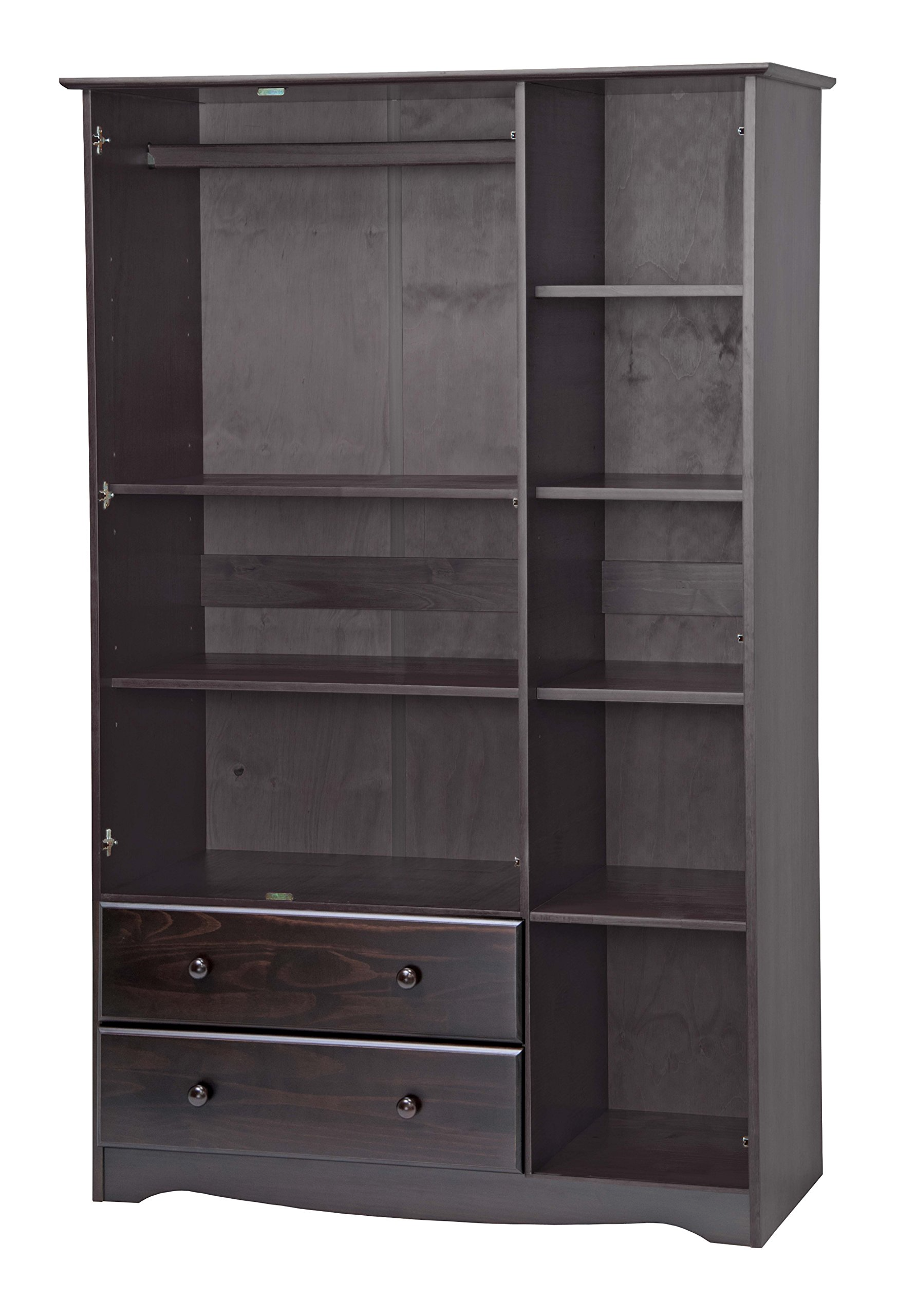 Solid Wood Grand with 4 Shelves