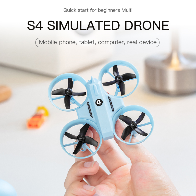 S4 Mini FPV Racing Drone with Flight Simulator｜Small Quadcopter RC Aircraft｜Beginner Training Drone