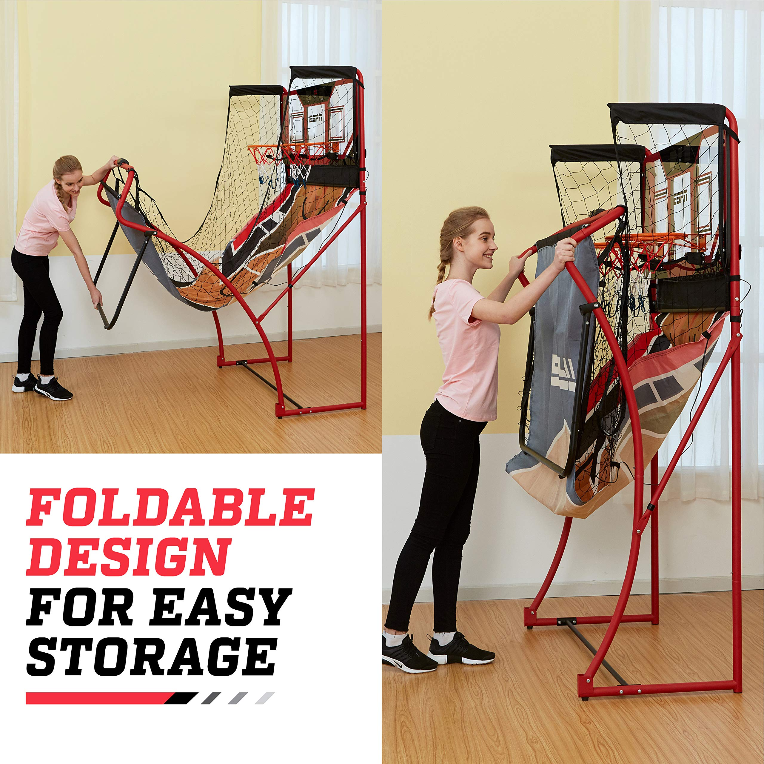2 Player Space Saving Arcade Basketball