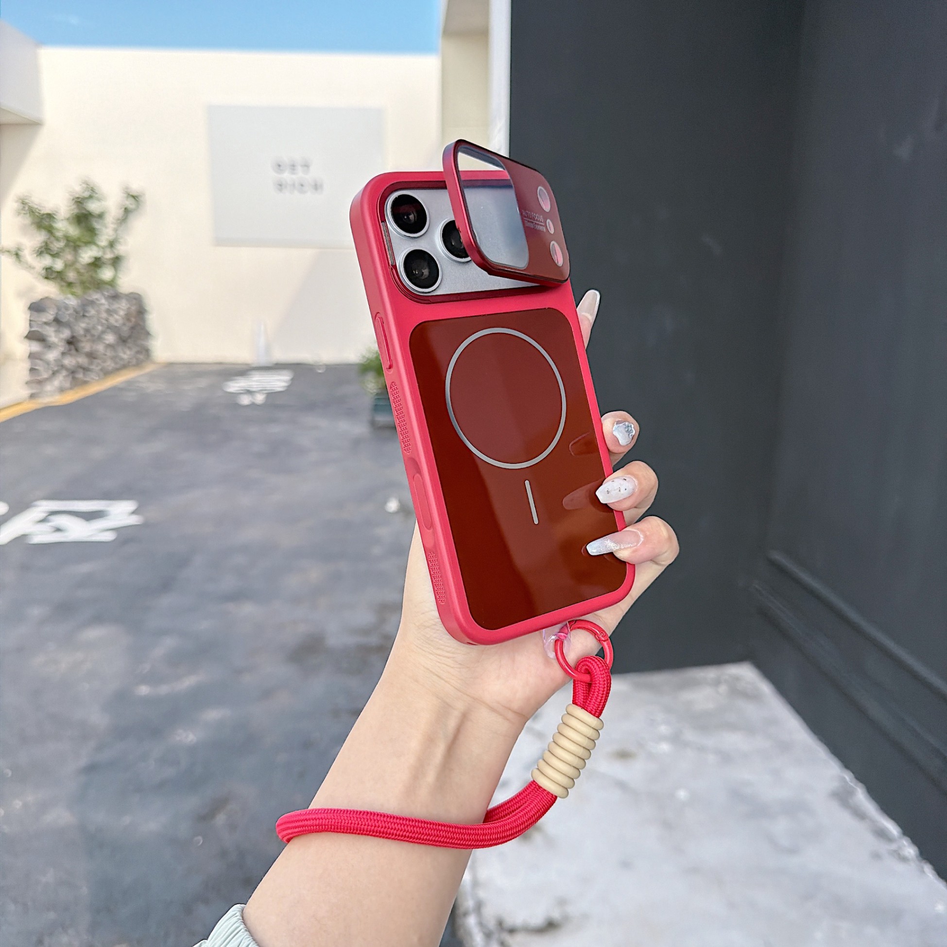 iPhone 18 Pro Max Protective Case Magnetic - back view
