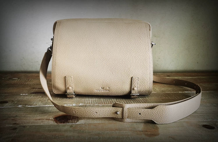 Genuine leather shoulder bag
