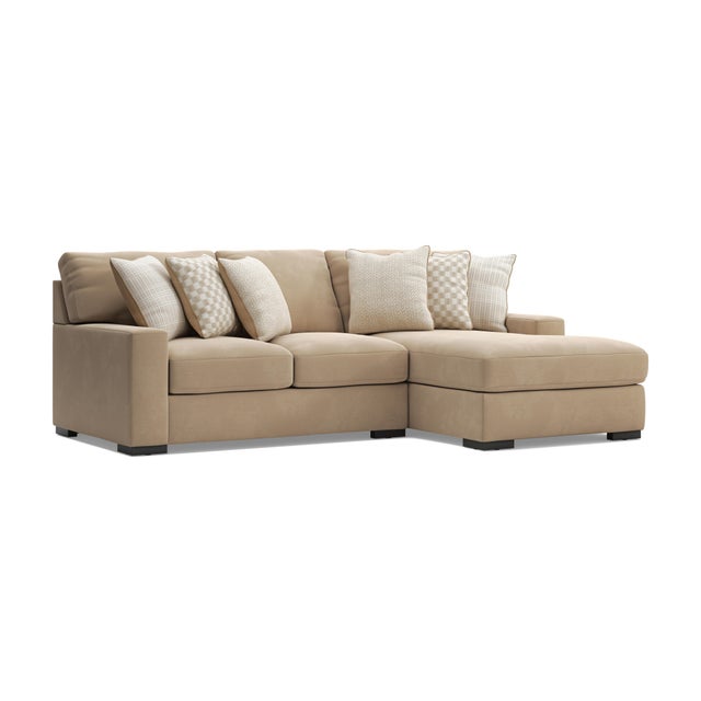 Larce 2-Piece Next-Gen Nuvella™ Performance Fabric Sofa Chaise