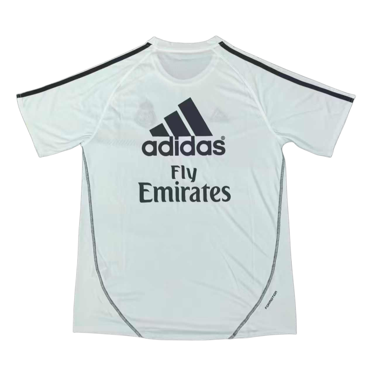 2013/14 Real Madrid Retro Short Sleeves Training Jersey - White