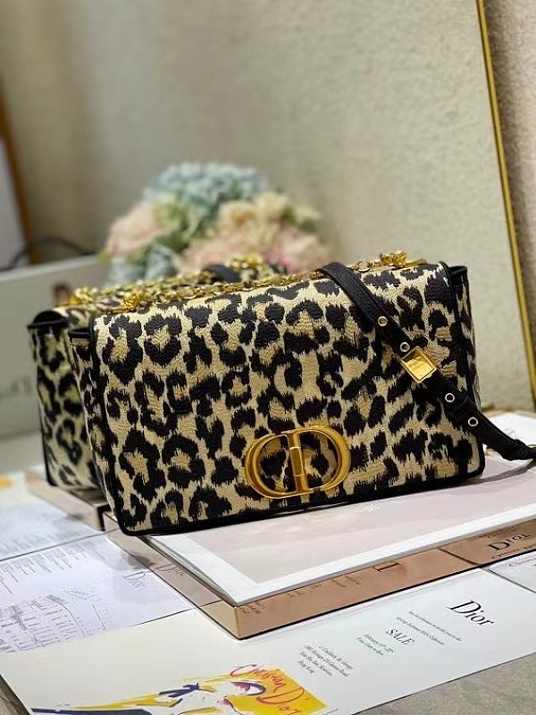 Dior Caro Large Bag Leopard