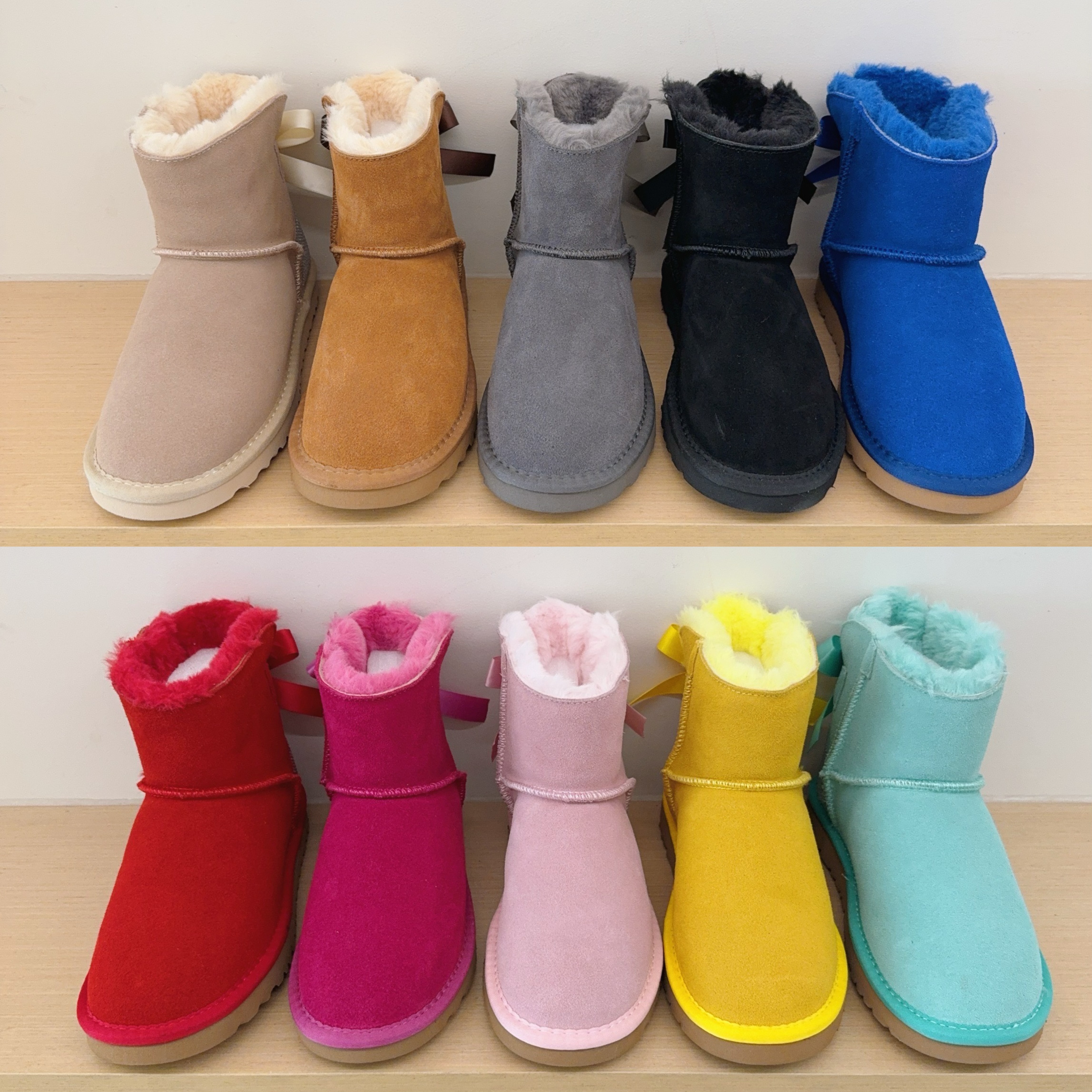 UGG Kids 78 Single Ribbon Rhinestone Shoes