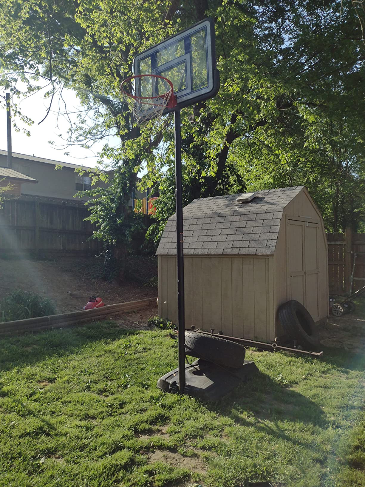 Lifetime Pro Court Height Adjustable Portable Basketball System