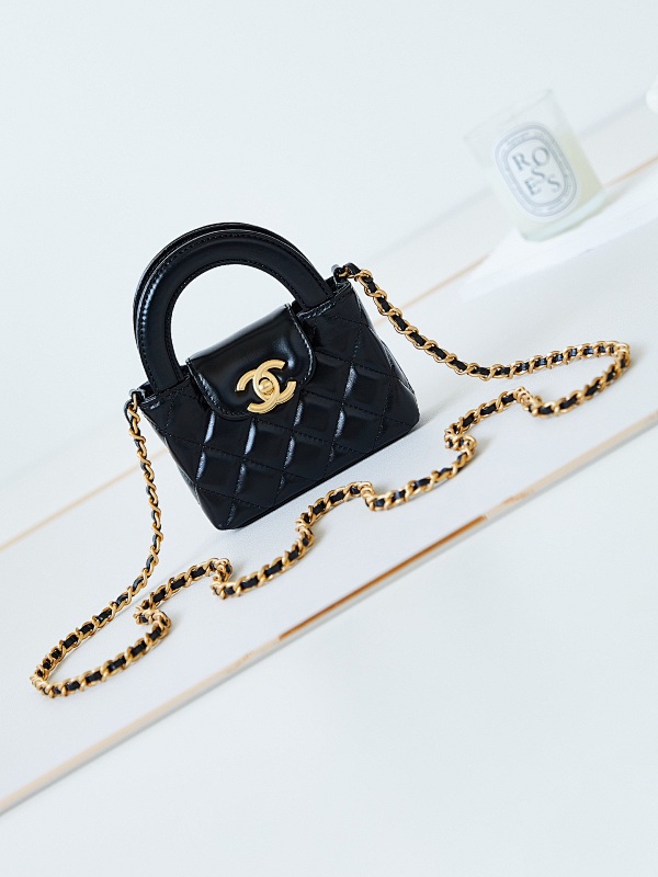 Chanel AS3435 Black Mini Kelly Bag