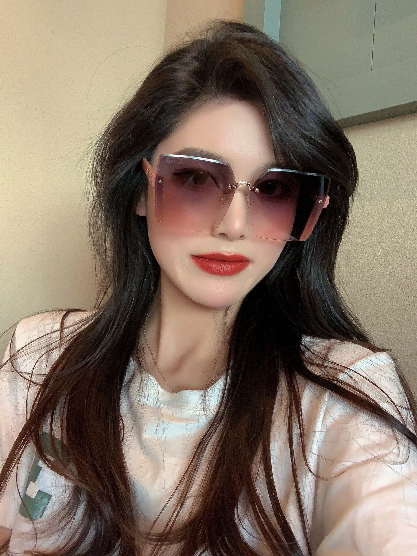 Gucci classic square frame glasses