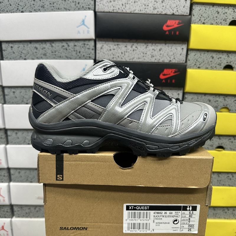Salomon XT-Q Black Silver Edition C Sneakers