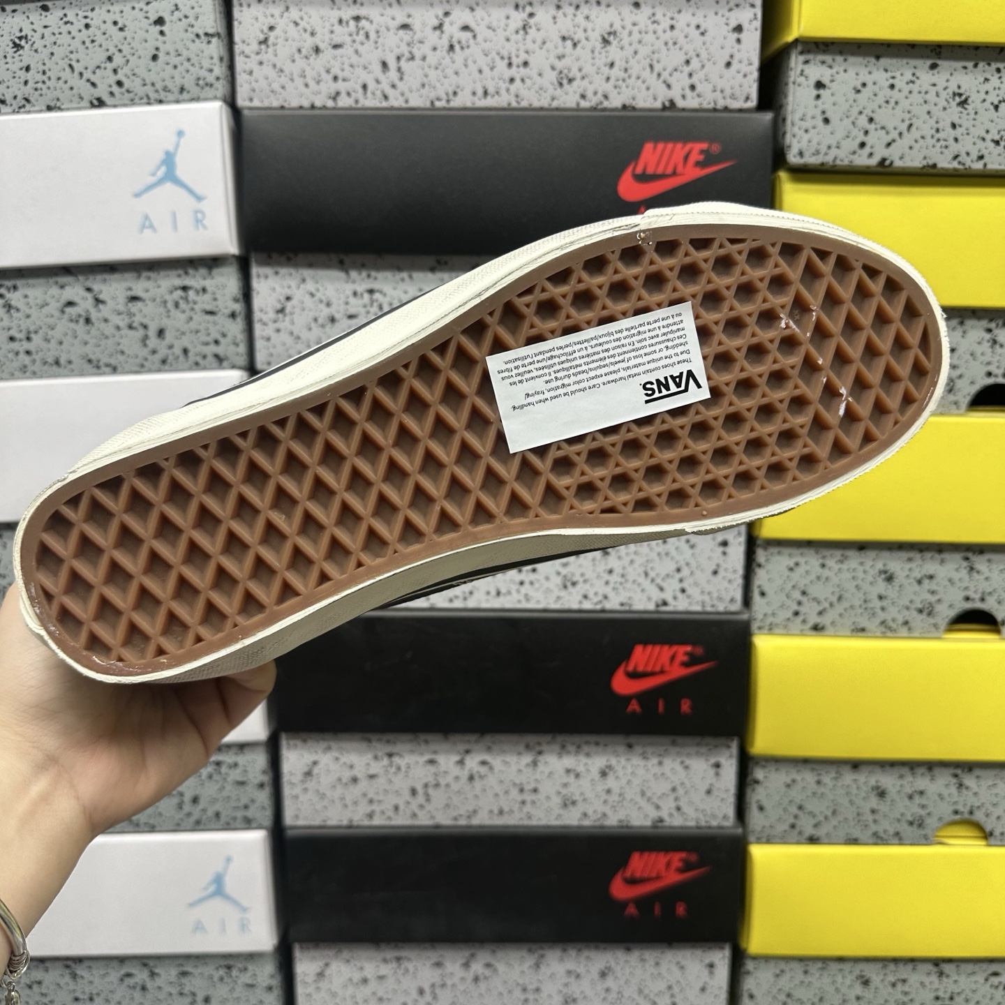 Vans Skool Black Red Yellow