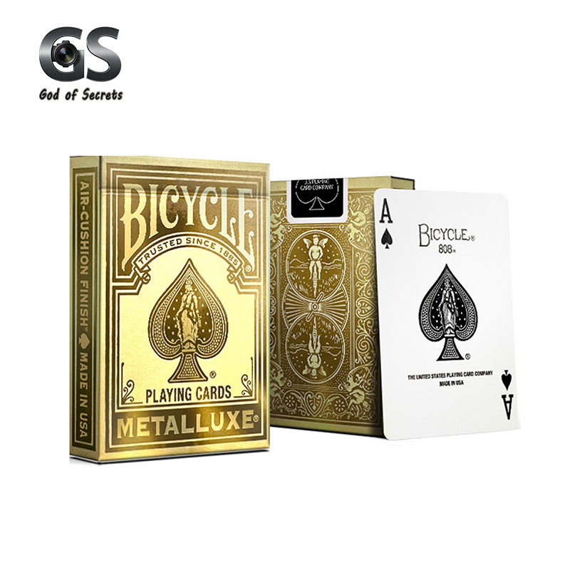 Bicycle Marked Deck Golden for Marking Cards Contact Lenses