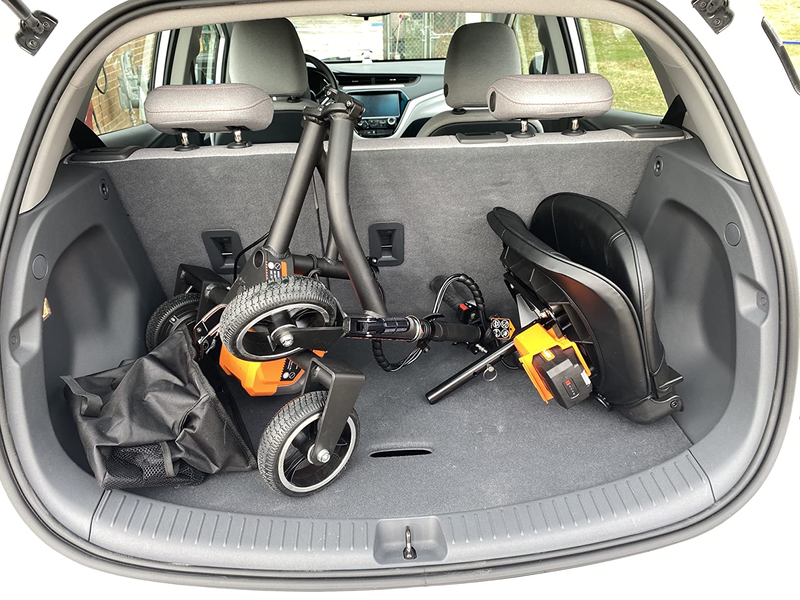 SuperHandy 3 Wheel Folding Mobility Scooter - Electric Powered