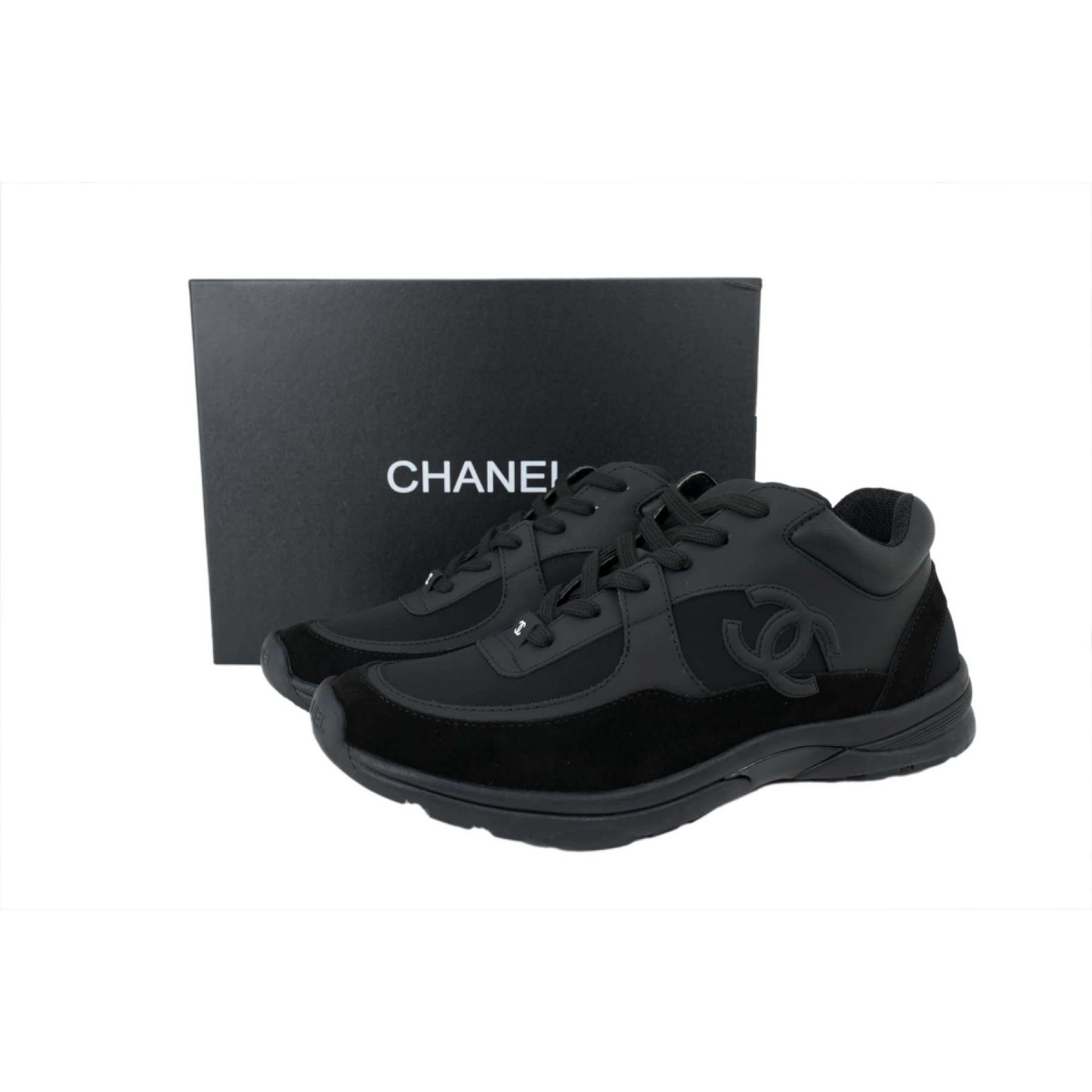 Chanel Low Top Trainer Black