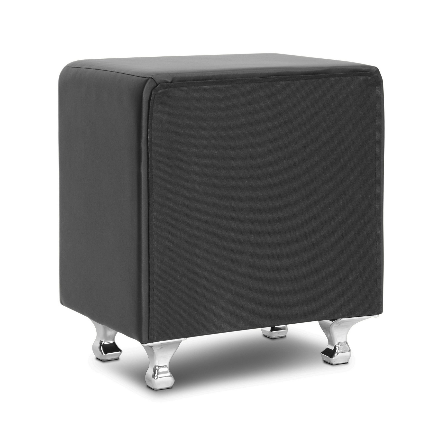 Stella Crystal Tufted Upholstered Modern Nightstand