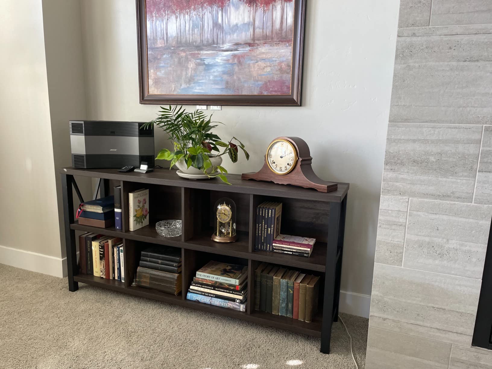 8 Cube Storage Organizer Bookshelf