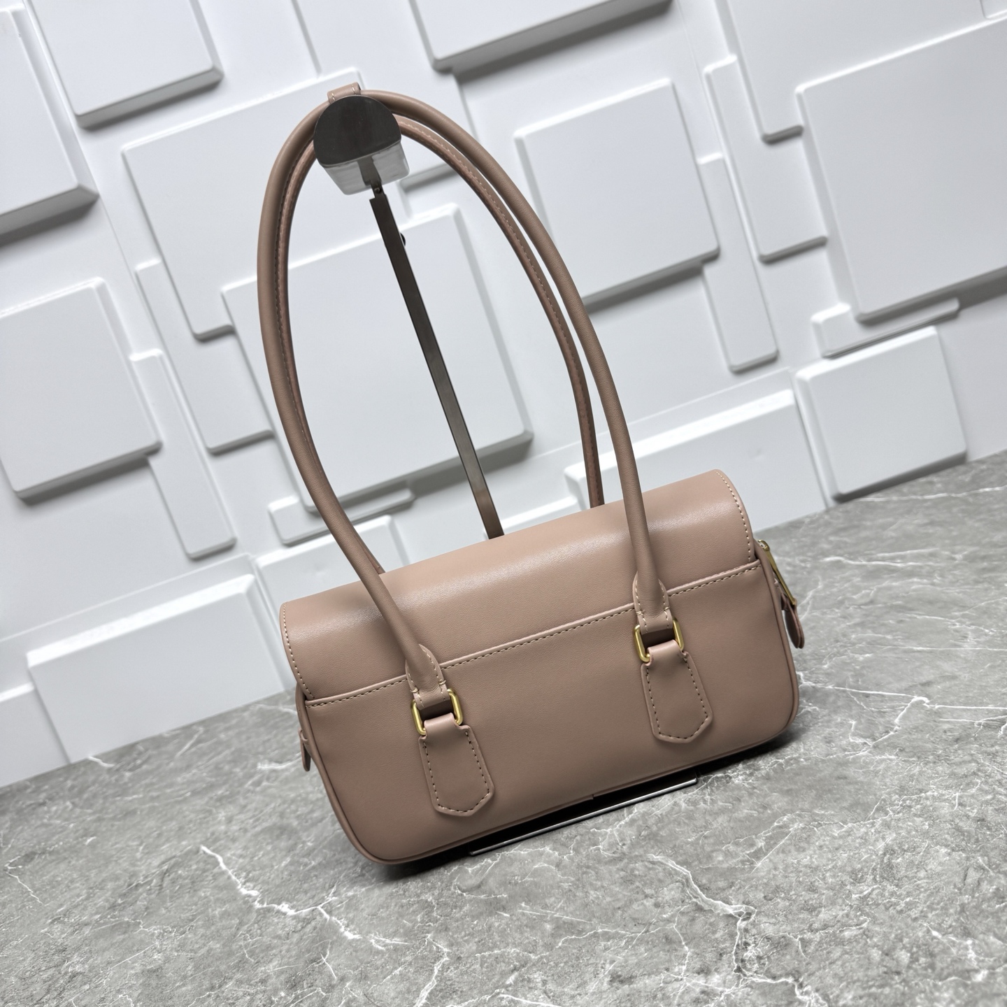 Miu Miu Leather Rectangular Flap Shoulder Bag