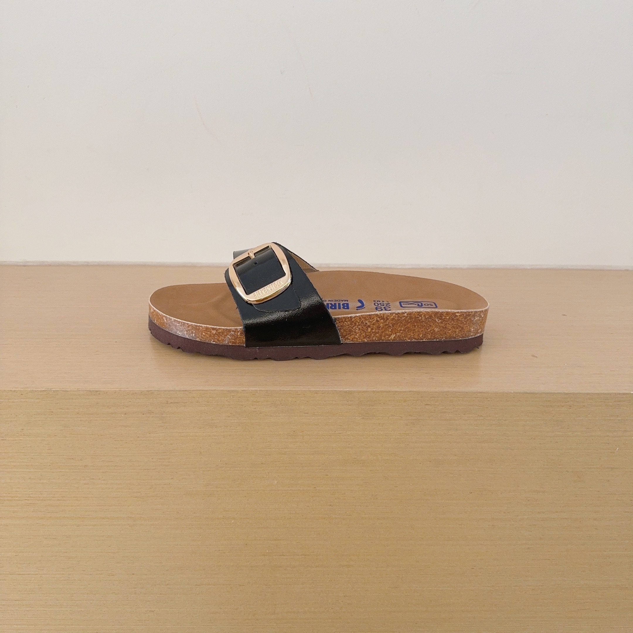 Birken-Style Big-Buckle Sandals