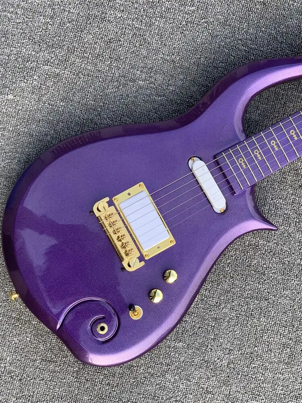 Cloud Prince Alien Electric Guitar Professional Play Beginners Neck Purple Top
