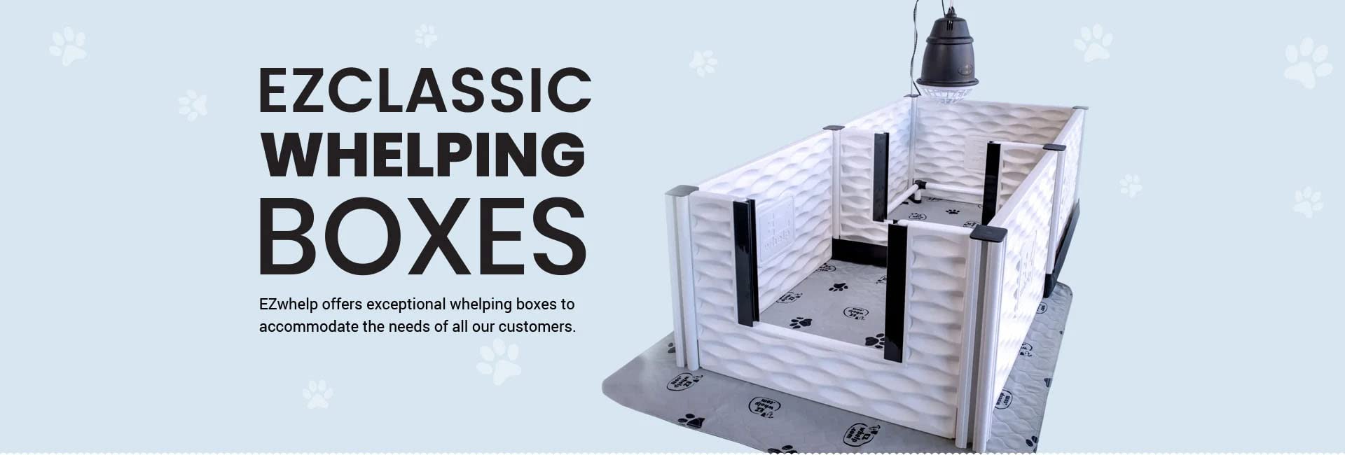 Puppies - Indoor Dog Whelping Pen with Rails - Puppy Playpen