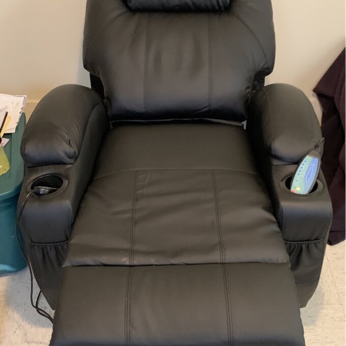 Faux Leather Power Lift Recliner Chair with Massage and Heating