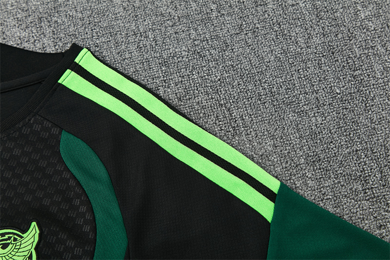 Short Sleeves Mexico 2026/27 Training Suit Black