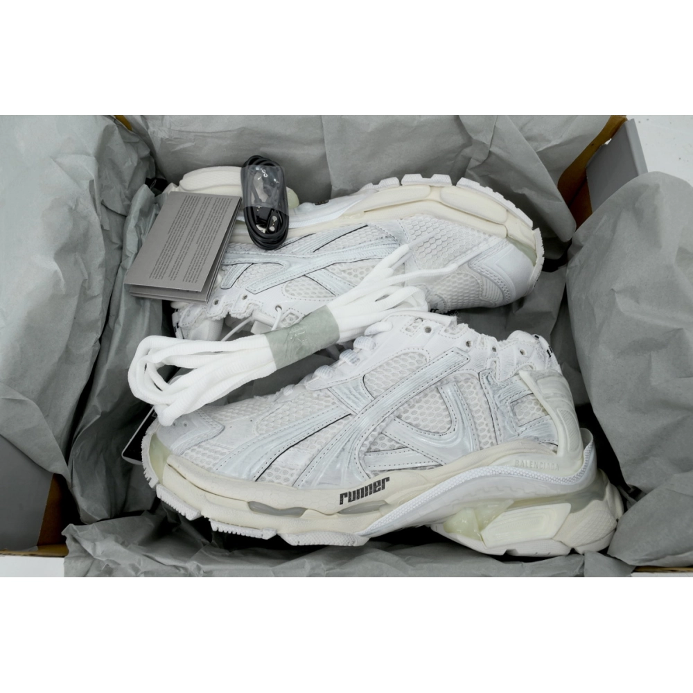 Balenciaga Runner White 853223 WRNLD 0102（LED） - ogsneaker