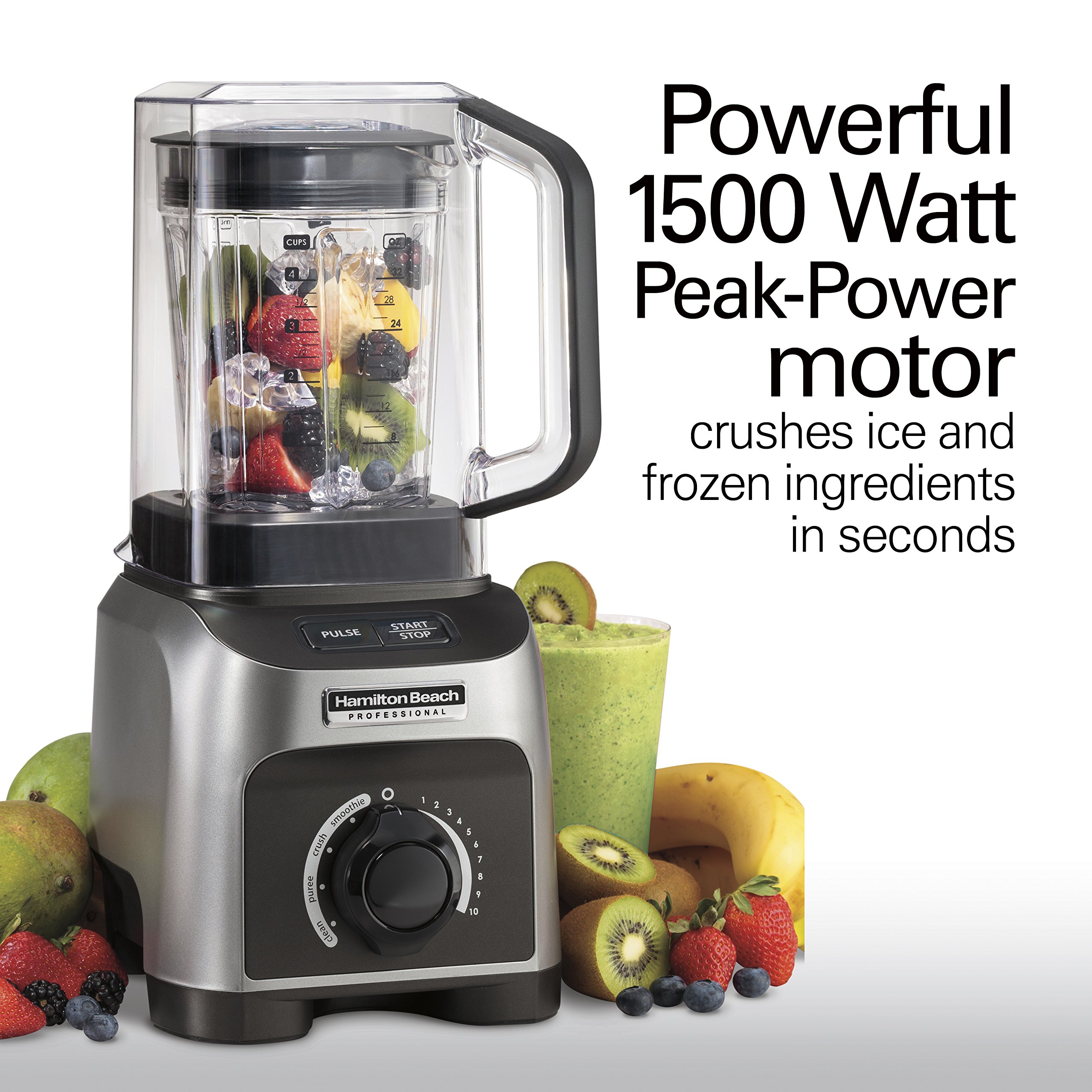 Quiet Shield Blender, Silver, 1500w