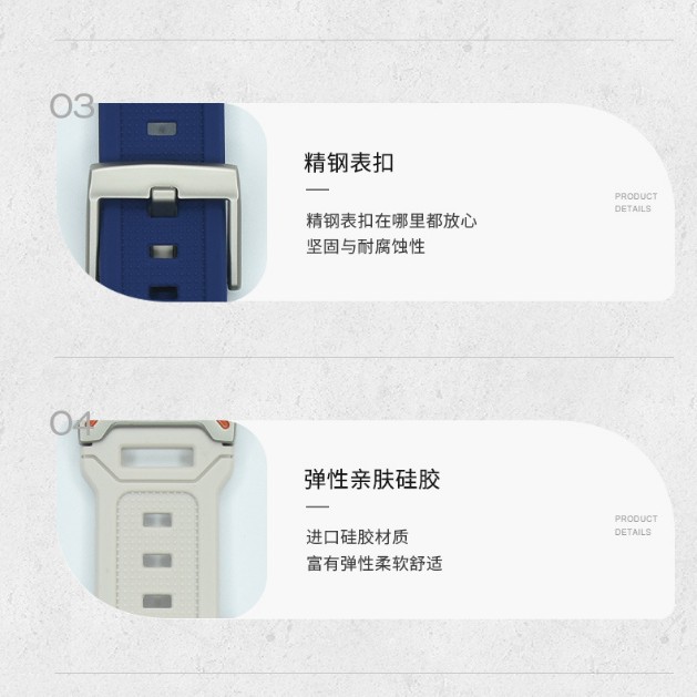 Apple Watch Series 10 Replacement Strap Silicone - back view