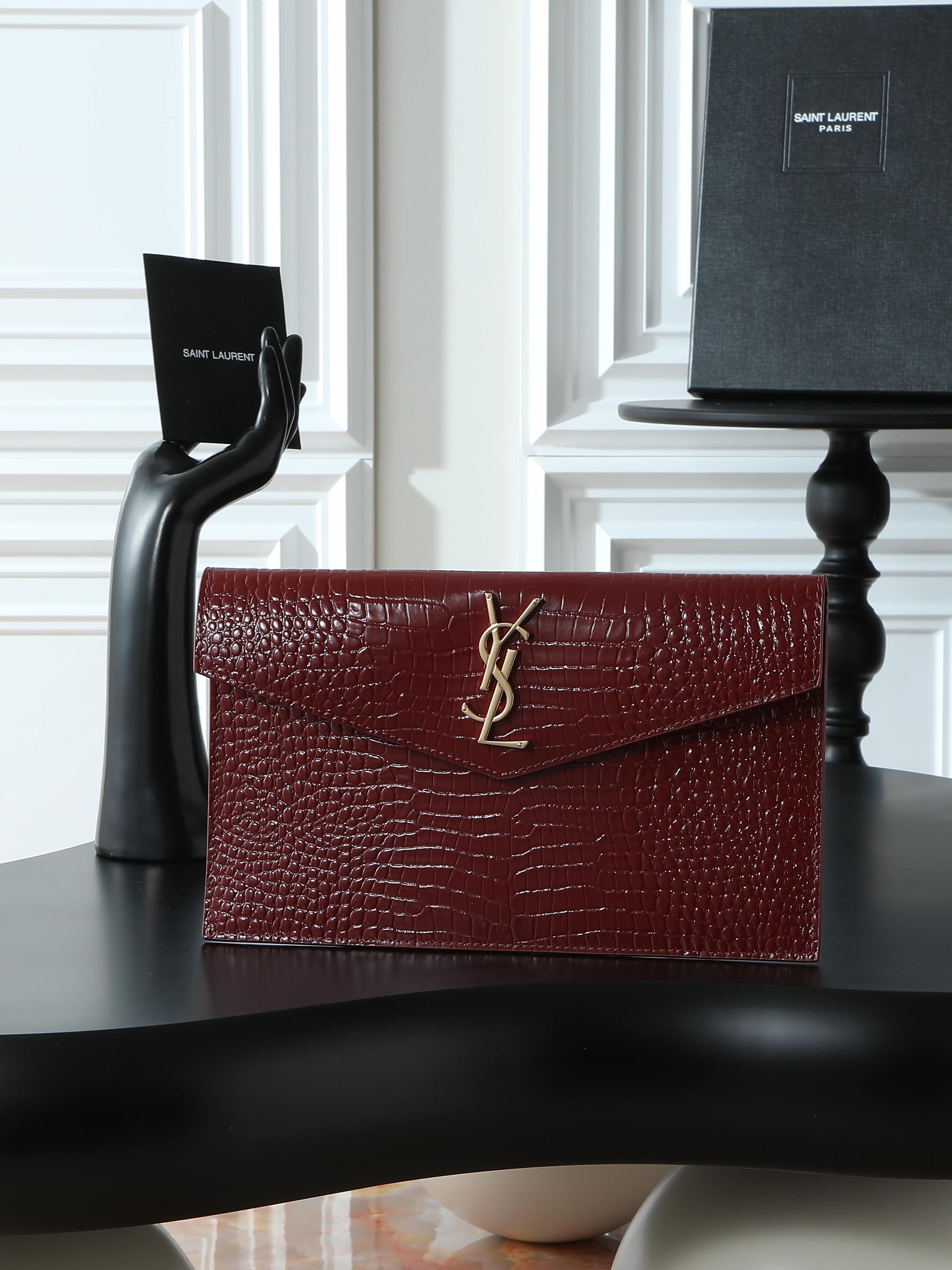YSL Cassandre Envelope Clutch