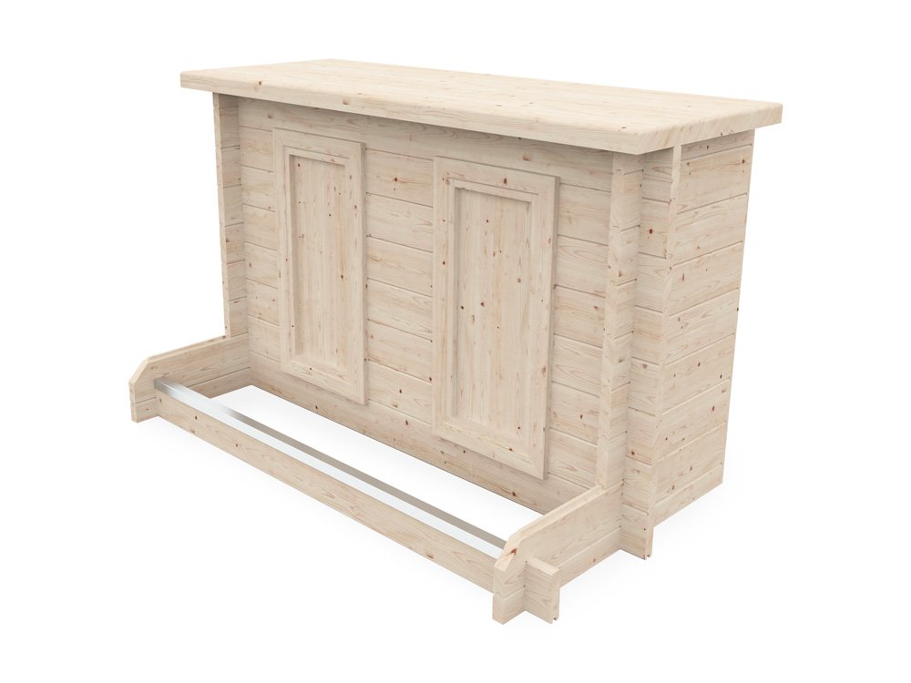 Bar Counter Man Cave Home Bar Party Lounge Wood Summer Garden