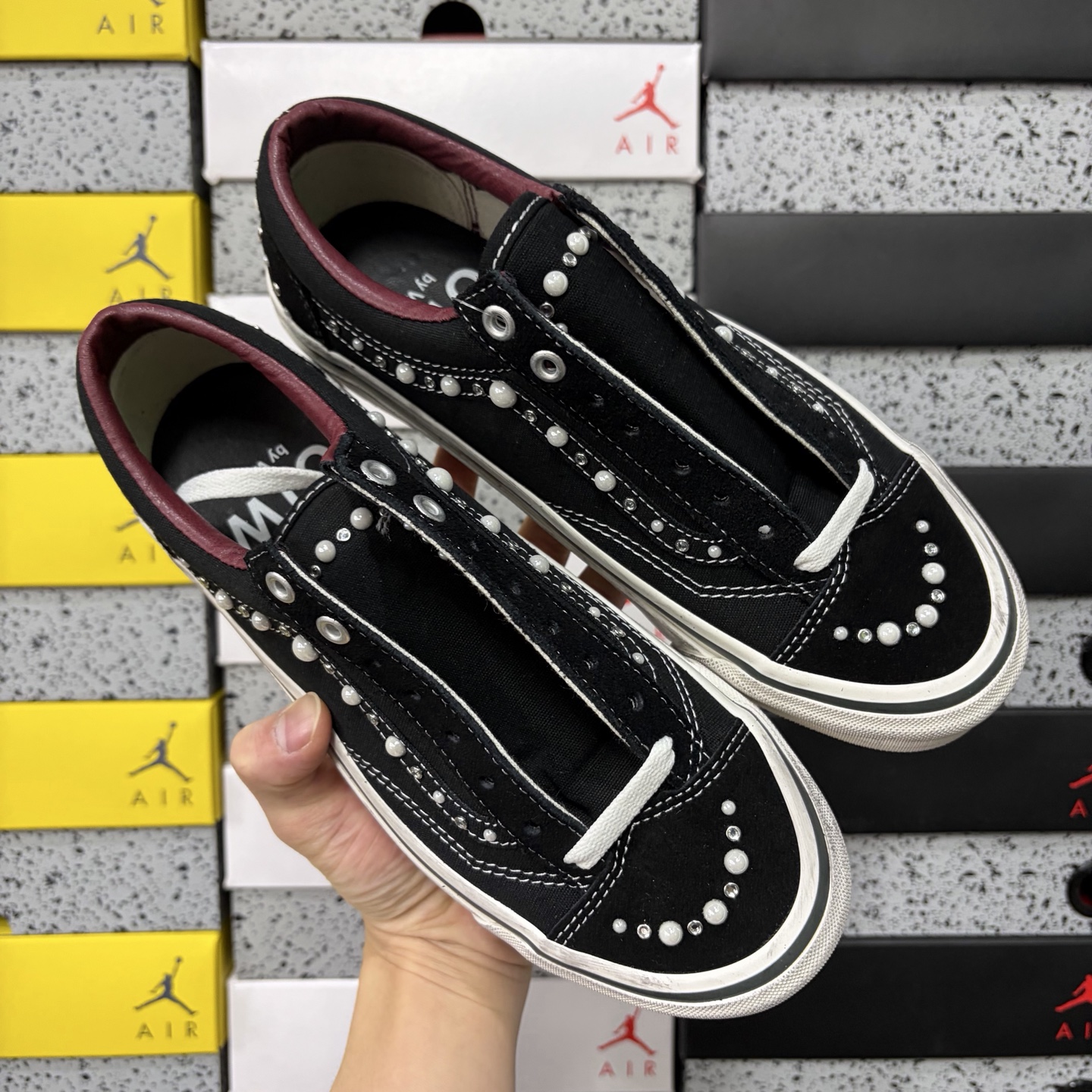Vans Skool Black Pearl Stud