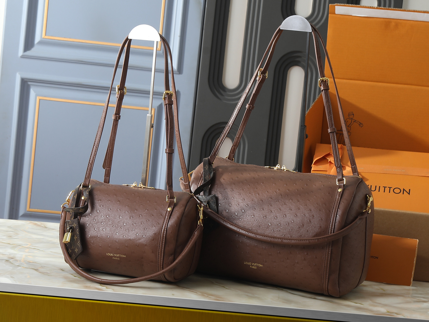 LV Speedy Soft 30（Ostrich Embossed）