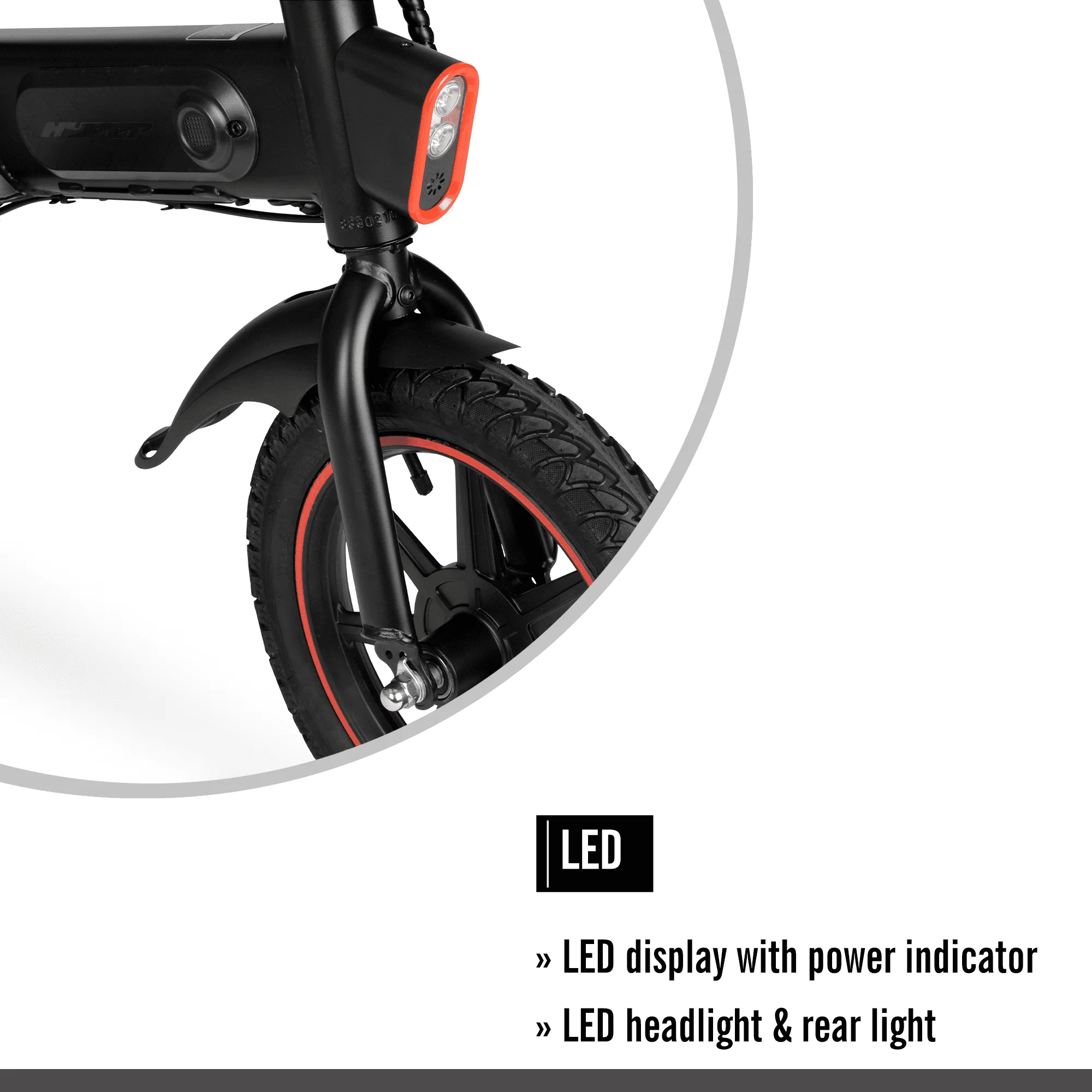 Hyper 14in Folding Electric Bike, 350W, 36V