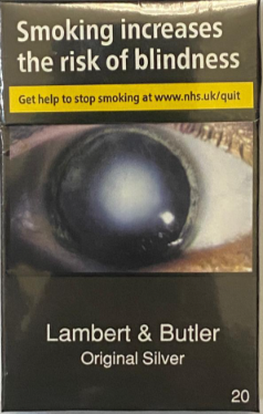 Lambert & Butler Original Silver 10mg Carton