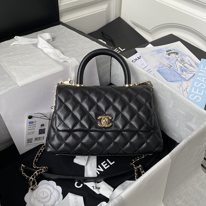 Chanel 92990 Black Coco Handle Bag