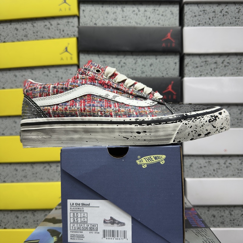 Vans Old Skool White Black Pink Camo Vintage