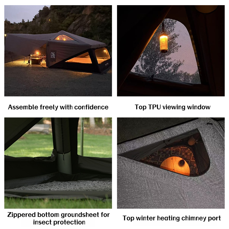 BLACK DRAGON 06 Yun Su Space Station Camping Inflatable Tent