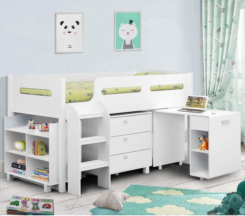 Kids Mid Sleeper Bed