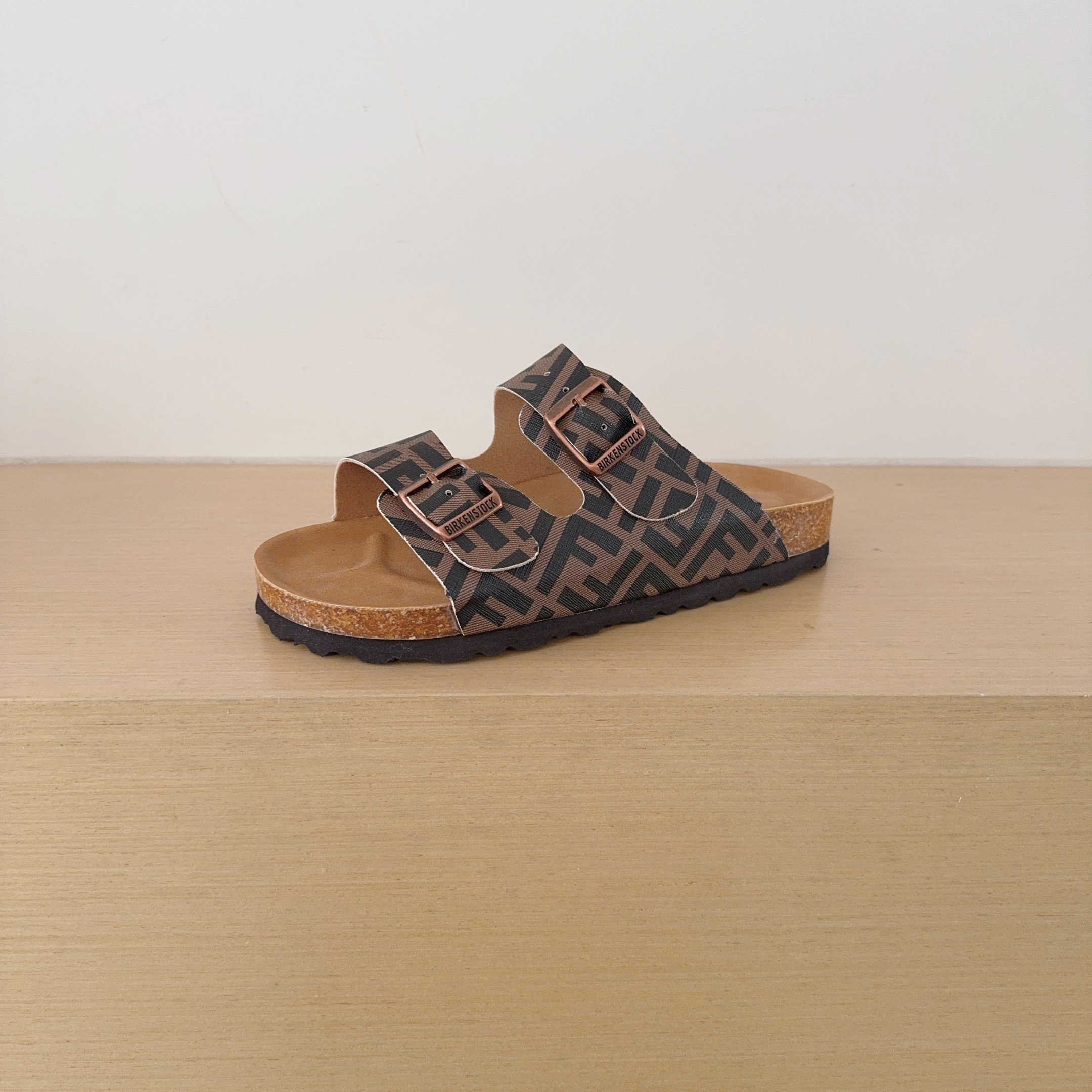 UGG Kids FF Check Birken-Style Two-Strap Sandals Adult And Kids