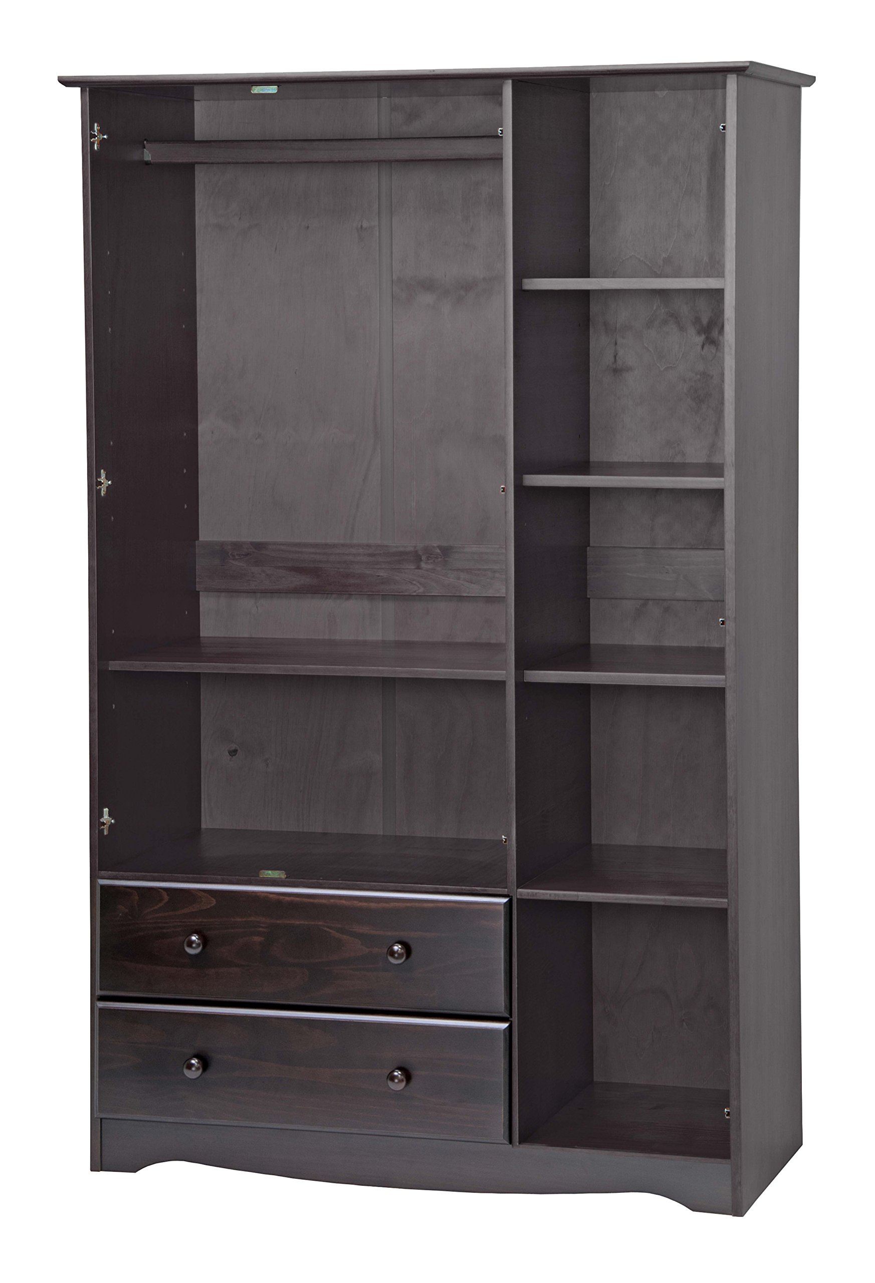 Solid Wood Grand with 4 Shelves