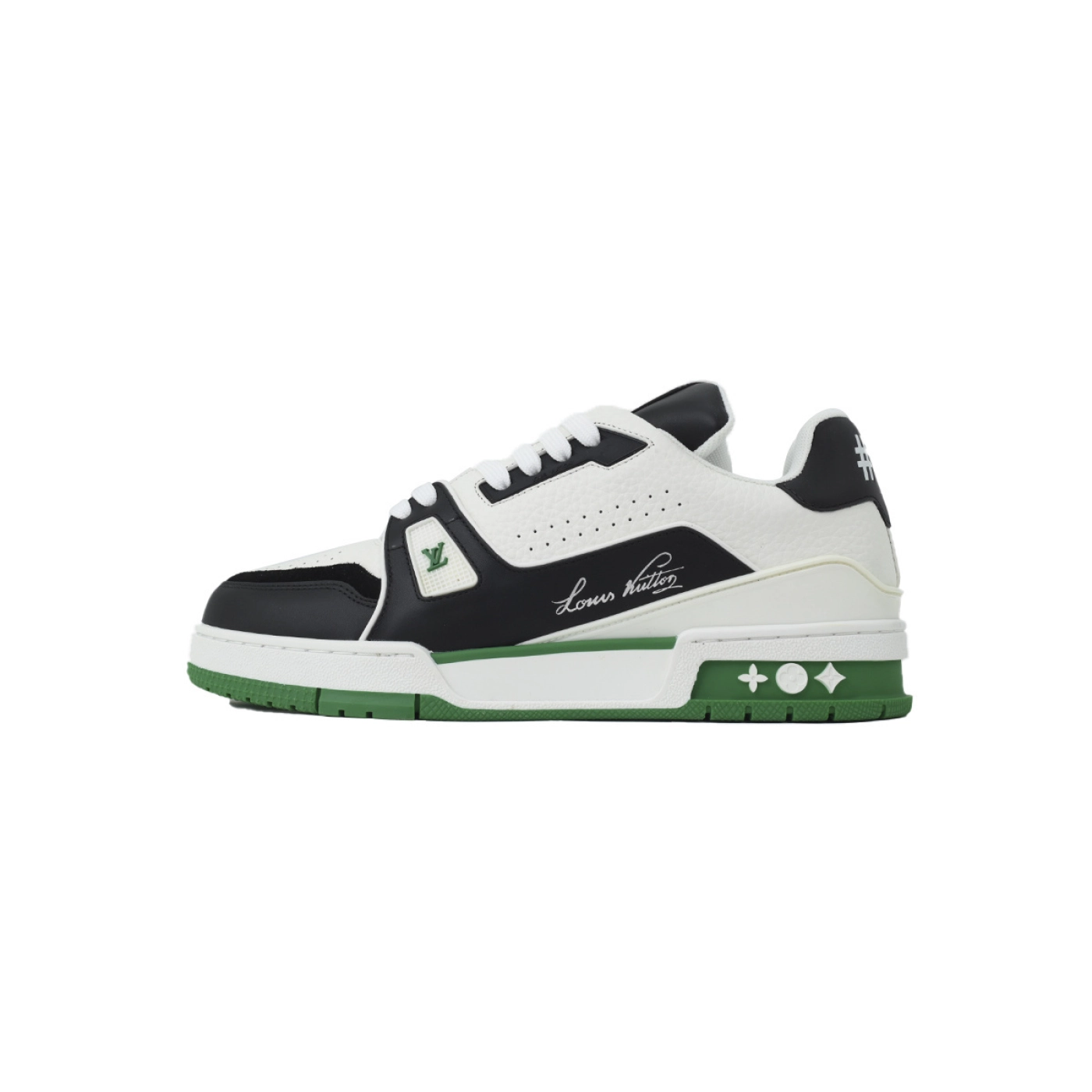 LOUIS VUITTON White/black/green - ogsneaker