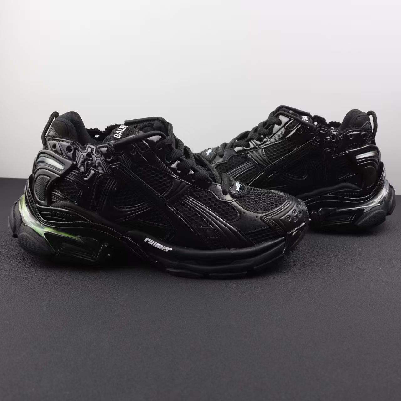 In Stock Balenciaga Runner Led Sneaker Black